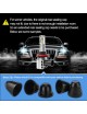 Sinoparcel 2024 Upgrade H11 LED Low Beam Headlight Bulb, H11/H8 Fog Light Bubs or DRL, H9 High Beam, 20000LM/Set 6500K White Super Bright with Fan, Pack of 2