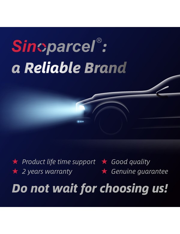 Sinoparcel H7 LED Headlight Bulb High or Low Beam,Fog Light Bulb,20000LM/Set 6500K White Super Bright with Fan Plug and Play, 2 Pcs