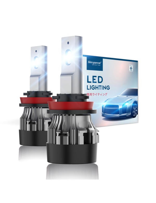 Sinoparcel D1S/D1R LED Bulbs - 6000K 35W High and Low Beam Xenon HID  Replacement Lights - Pack of 2