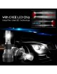 Sinoparcel H4 LED Headlight Bulb High and Low Beam, Mini 9003 White Light All-in-One Conversion Kits