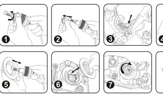 Installing headlights sales