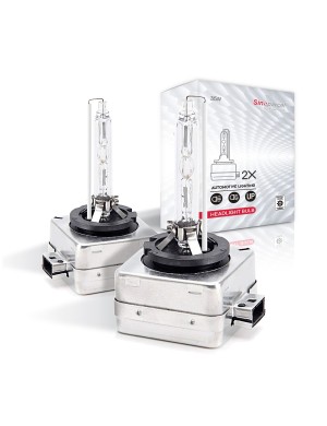 Sinoparcel D3S Xenon HID Headlight Bulbs - 6000K 35W High Low Beam 66340 42403 42302 Replacement lights -2 Yrs Warranty- Pack of 2